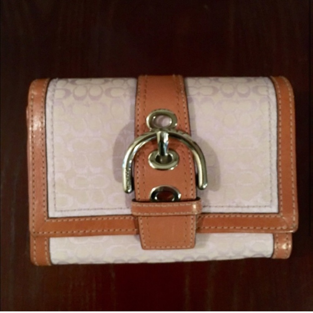 Coach Wallet with Monogram Design